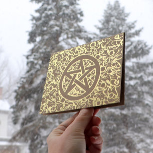 Heidens Jule Pentagram Folie Kaarten