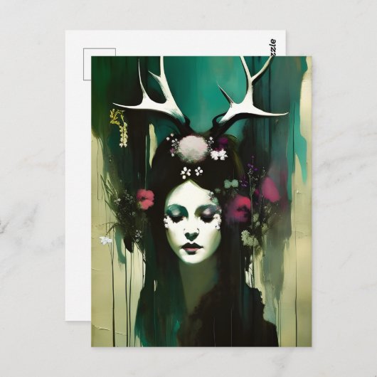 heidense briefkaart (Voorkant / Achterkant)