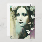 heidense godin briefkaart (Voorkant / Achterkant)