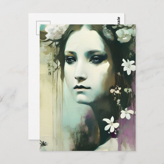 heidense godin briefkaart (Voorkant / Achterkant)