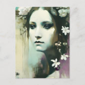 heidense godin briefkaart (Voorkant)