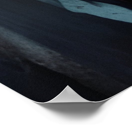 heidense godin zwart inkt schilderij poster (Hoek)