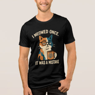 heidense kat Tri-Blend T-shirt
