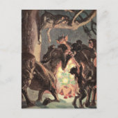 Heidense Kerstmis Feestdagenkaart (Voorkant)