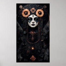 heidense koningin I print, (mat) Poster