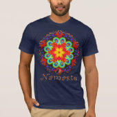 Heidense Namaste Kaleidoscoop T-shirt (Voorkant)