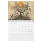 heidense stijl kalender (Mar 2026)