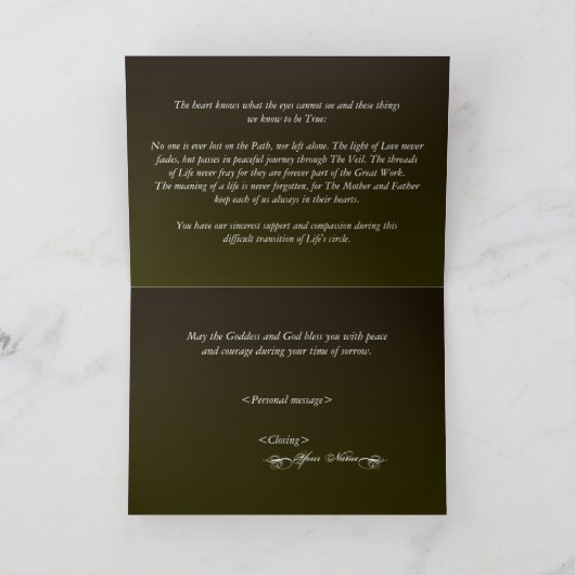 heidense sympathie kaart (Binnen)