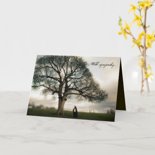 heidense sympathie kaart (Gele Bloem)