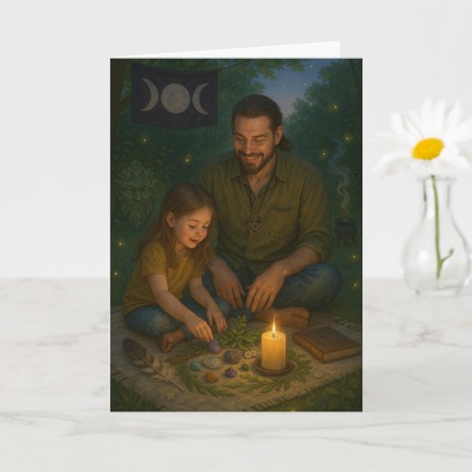 Heidense Vaderdagzegen Kaart (Kleine Plant)