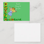 Heidense zomergroeten notitiekaartje (Voorkant / Achterkant)