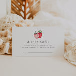 HEIDI Aardbei Meisje Baby shower Luier Raffle Informatiekaartje<br><div class="desc">Deze aardbeien meisje baby shower luier loterij behuizing kaart van het Heidi Collectie is ideaal voor een lente of zomer baby shower. Het unieke boho-design heeft schattige picknick aardbeien in rood, roze en wit. Stuur deze bijsluiterkaarten met je babydouche uitnodigingen om gasten te vragen om te helpen de aanstaande ouders...</div>