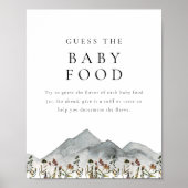 HEIDI Boho Wilde Bloem Berg Raad de Babyvoeding Poster (Voorkant)