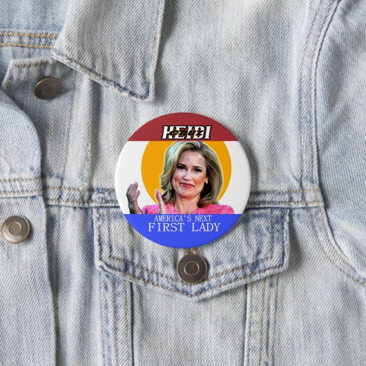 Heidi Cruz voor First Lady Ronde Button 7,6 Cm (In situ)