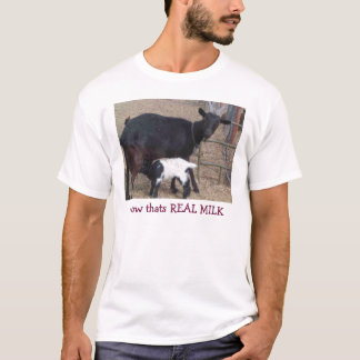 Heidi & Curly Sue, nu die REAL MELK T-shirt