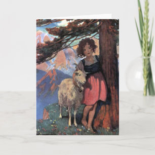 Heidi door Jessie Wilcox Smith Kaart