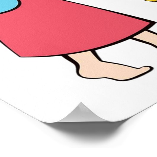 Heidi- en kattegeit poster (Hoek)