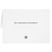 Heidi Happy Rottweiler Blank Wenskaart (Achterkant Horizontaal)