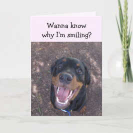 Heidi Happy Rottweiler-Valentijnsdag Feestdagen Kaart