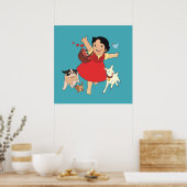 Heidi het meisje uit de Alpen Poster (Keuken)