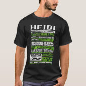 Heidi meisje naam definitie t-shirt (Voorkant)