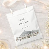 HEIDI Muted Tone Boho Wildflower Bruiloft Bedankzakje (Geknipt)