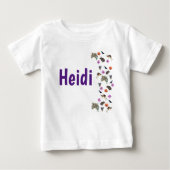 Heidi, naam Logo met Australisch wild, (Voorkant)