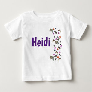 Heidi, naam Logo met Australisch wild,