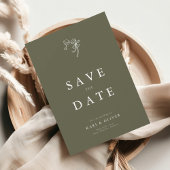 HEIDI Olive Wedding Save The Date