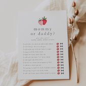 HEIDI raad wie mama papa Baby shower spel Kaart