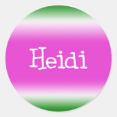 Heidi Ronde Sticker (Voorkant)