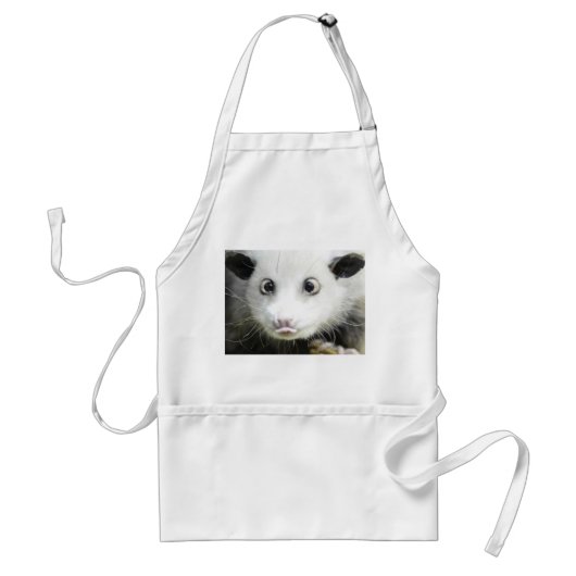 Heidi The Cross Eyed Opossum Standaard Schort (Voorkant)