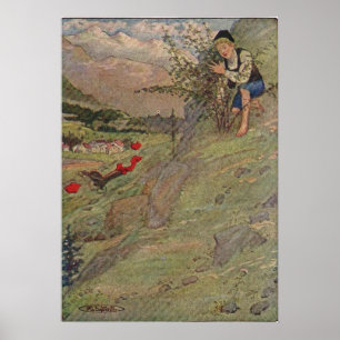 Heidi van de Alpen Poster