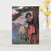 Heidi van Jessie Wilcox Smith Kaart (Gele Bloem)