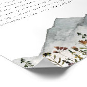 HEIDI Wildflower Mountain Late Night Diapers Baby Poster (Hoek)