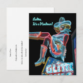 Heidi's Glitter Card Uitnodiging Briefkaart (Voorkant / Achterkant)