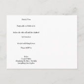 Heidi's Glitter Card Uitnodiging Briefkaart (Achterkant)