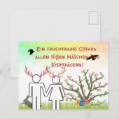 Heidnische Postkarte Ostara Briefkaart (Voorkant / Achterkant)