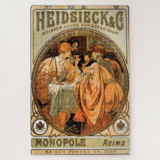 Heidsieck & Co. door Alphonse Mucha Legpuzzel