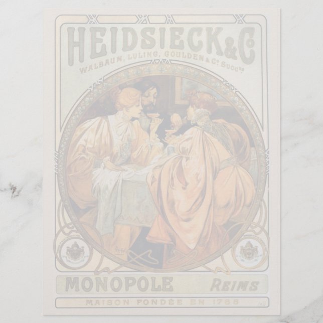  Heidsieck & Co monopole Reims Wijnlabel (Voorkant)