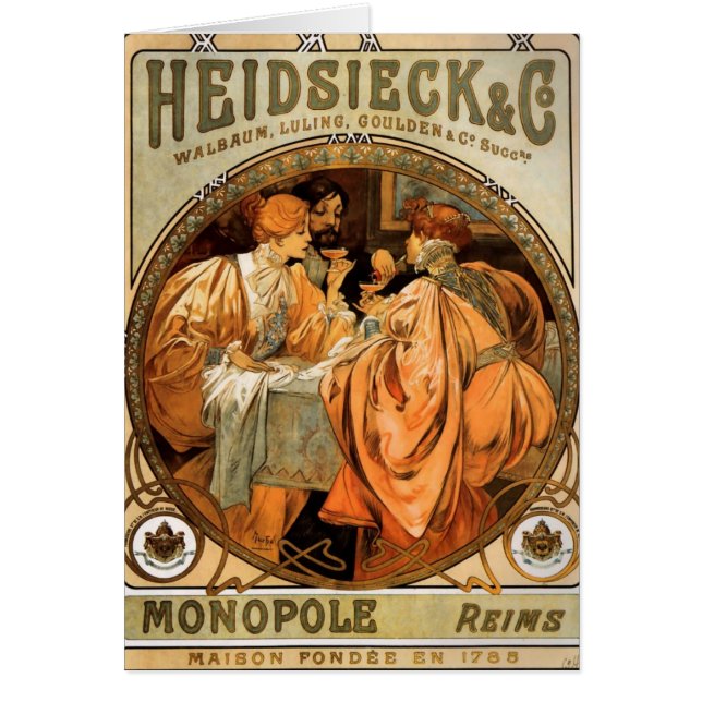  Heidsieck & Co monopole Reims Wijnlabel (Voorkant)