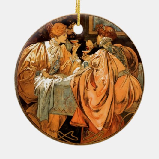  Heidsieck & Co monopole Reims Wijnlabel Keramisch Ornament (Achterkant)