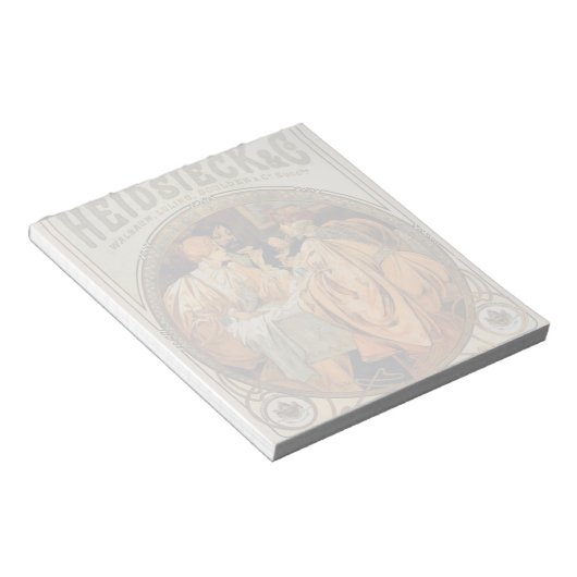  Heidsieck & Co monopole Reims Wijnlabel Notitieblok (Schuin)