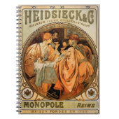 Heidsieck & Co monopole Reims Wijnlabel Notitieboek (Voorkant)