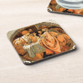 Heidsieck & Co monopole Reims Wijnlabel Onderzetter (Linkerzijde)