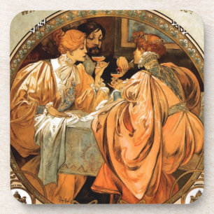 Heidsieck & Co monopole Reims Wijnlabel Onderzetter