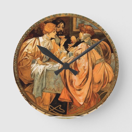  Heidsieck & Co monopole Reims Wijnlabel Ronde Klok (Voorkant)