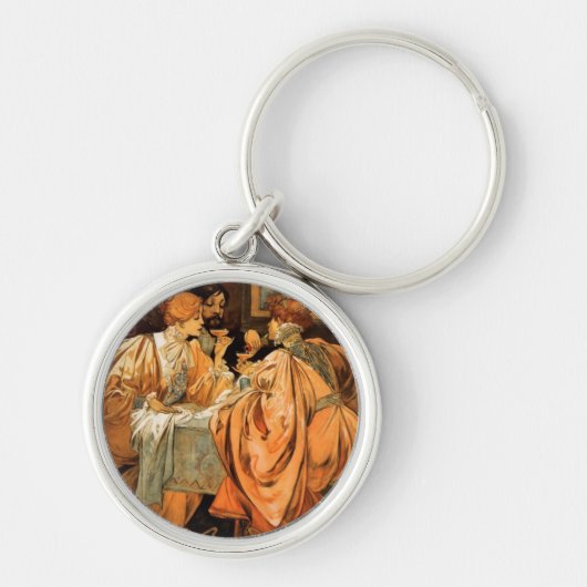 Heidsieck & Co monopole Reims Wijnlabel Sleutelhanger (Voorkant)