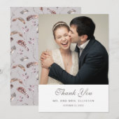 heidspatroon | Dank u wel Bedankkaart (Voorkant / Achterkant)