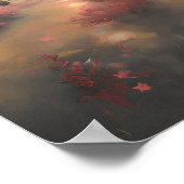 Heierlandschap bloemen -  kunst poster (Hoek)